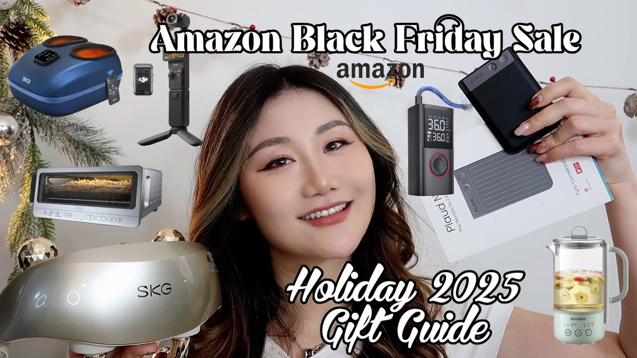 🎁Holiday Guide 2025🎁Amazon黑五购入7样科技改变人类的好礼物|skg按摩仪冬日救星|Plaud Note AI录音笔|便携式车胎充气神物