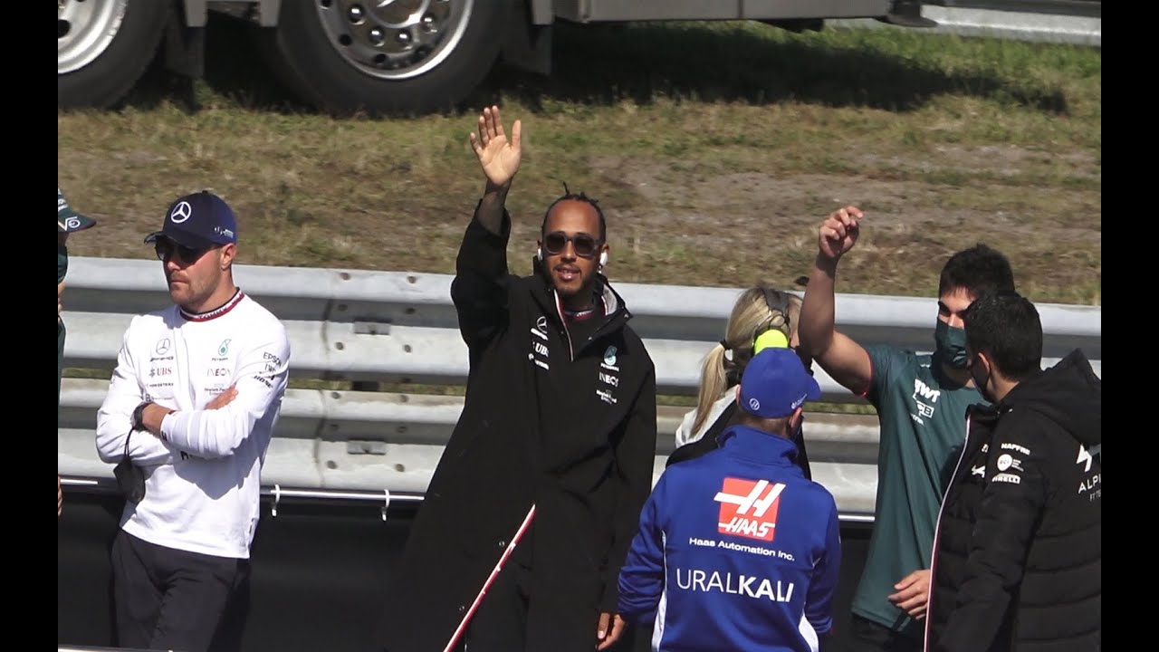 F1 drivers Parade Circuit Zandvoort 5 sep '21