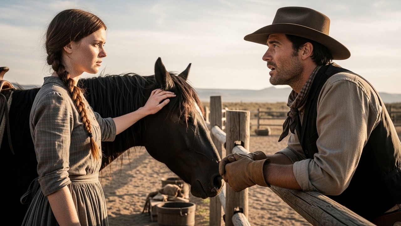 She Was Gentling Wild Mustangs Nobody Else Could Touch, The Cowboy Watched Her Work With Pure Awe