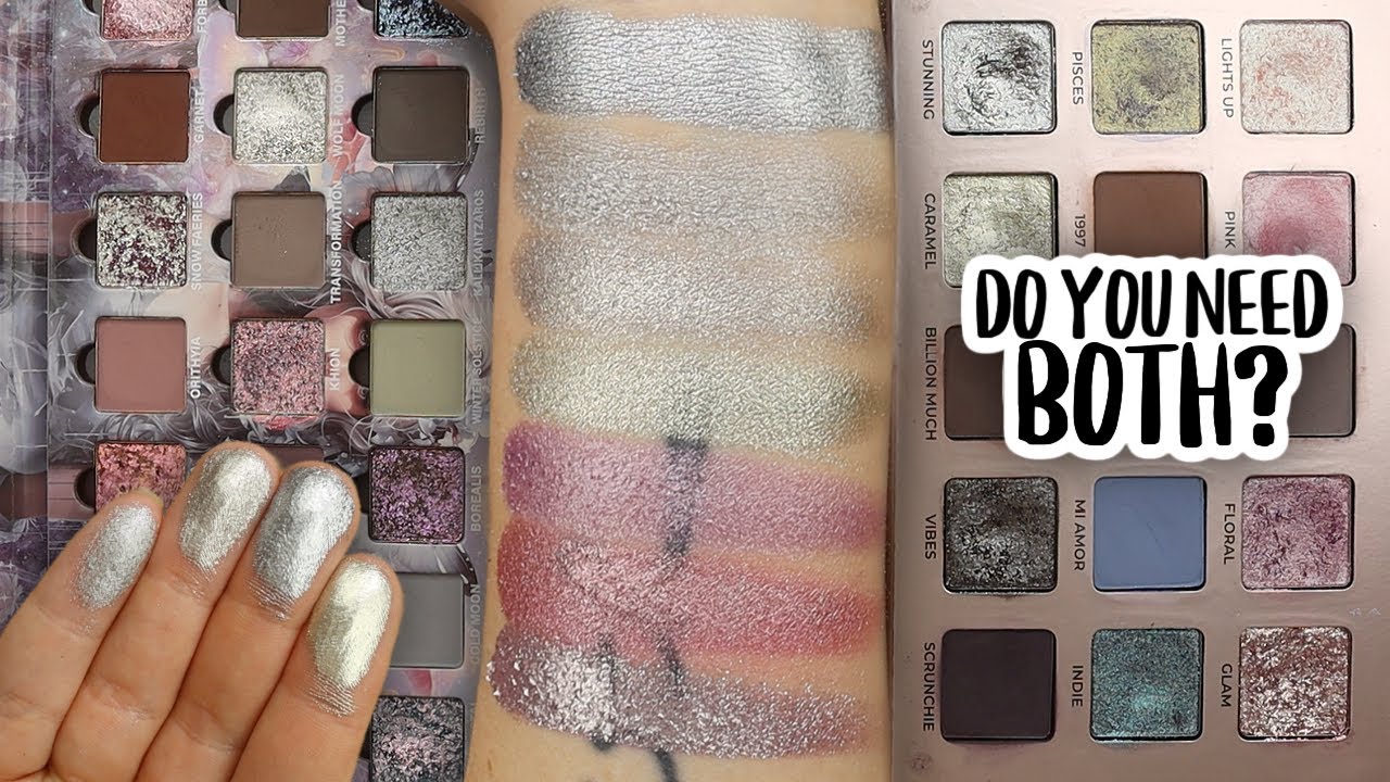 Comparing The Two Best Cool Neutral Eyeshadow Palettes