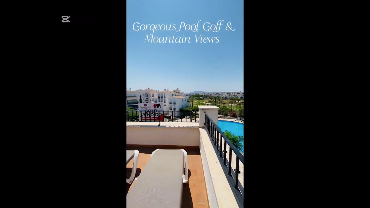2 Bed, 1 Bath Penthouse For Sale - La Torre Golf Resort, Murcia