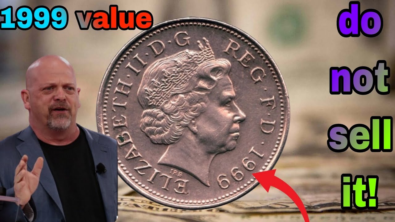 2 pence coinof united states' 1999