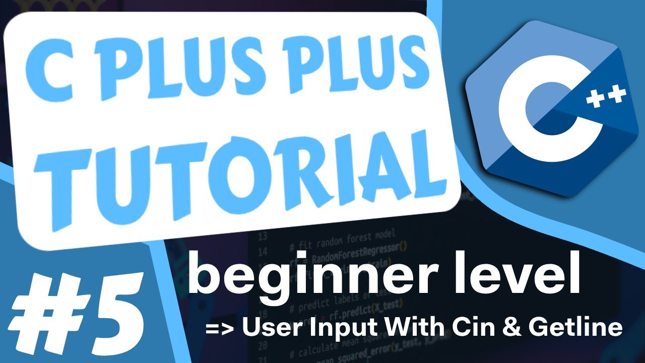 Get User Input With Cin & Getline in C++