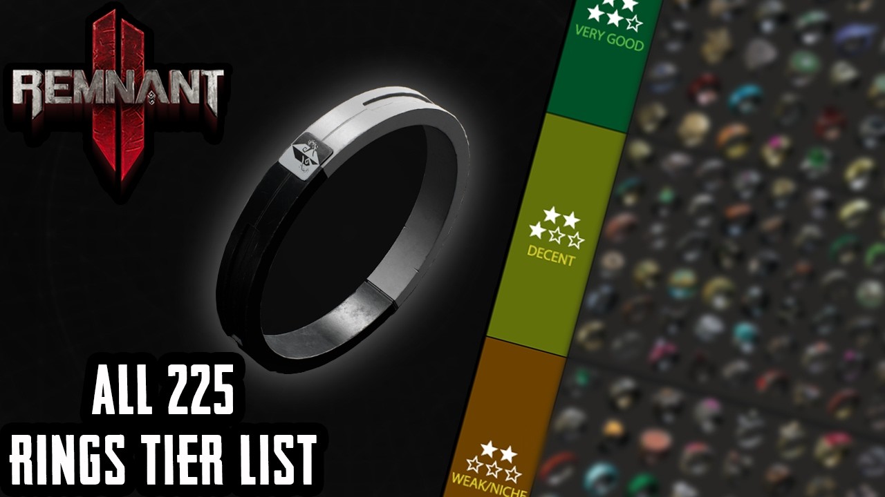 Remnant 2: All 225 Rings Tier List