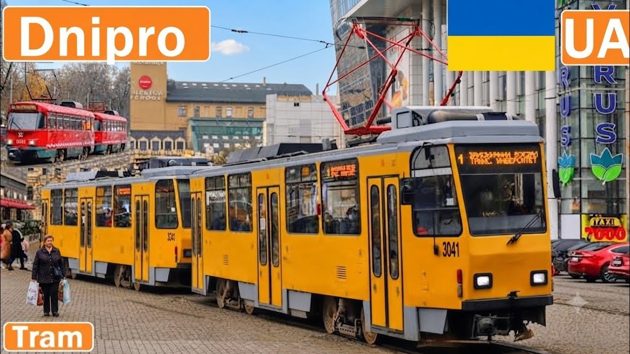 🇺🇦 DNIPRO TRAMS 2020 | Днепровский трамвай【4K】