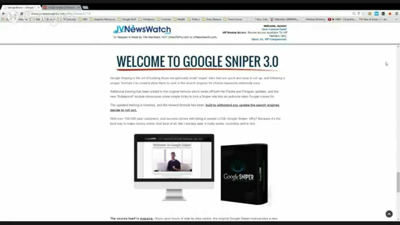 Google Sniper 3.0 Review