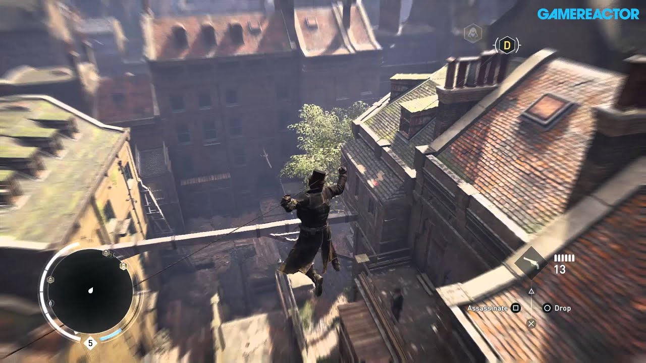 Assassin's Creed: Syndicate &ndash; геймплей на PS4 &ndash; свободное перемещение с Джейкобом