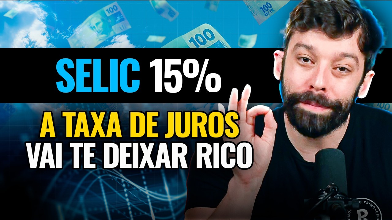 TAXA SELIC SUBIU PRA 15% - É a hora PERFEITA PRA LUCRAR PESADO COM AÇÕES, FIIs e RENDA FIXA