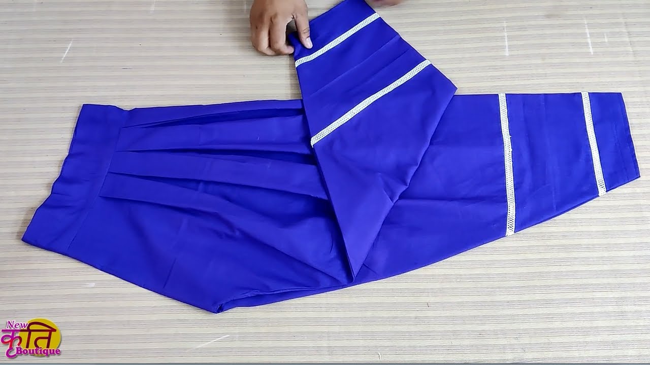 पाकिस्तानी स्टेट सलवार बनाना सीखे || Pakistani State Salwar Design Cutting and Stitching