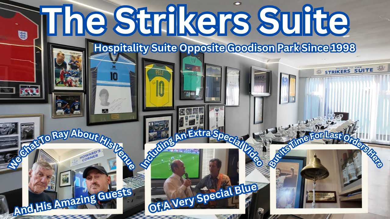 The Strikers Suite - Hospitality Opposite Goodison Park for 27 Years! Howard Kendall Loved it here.