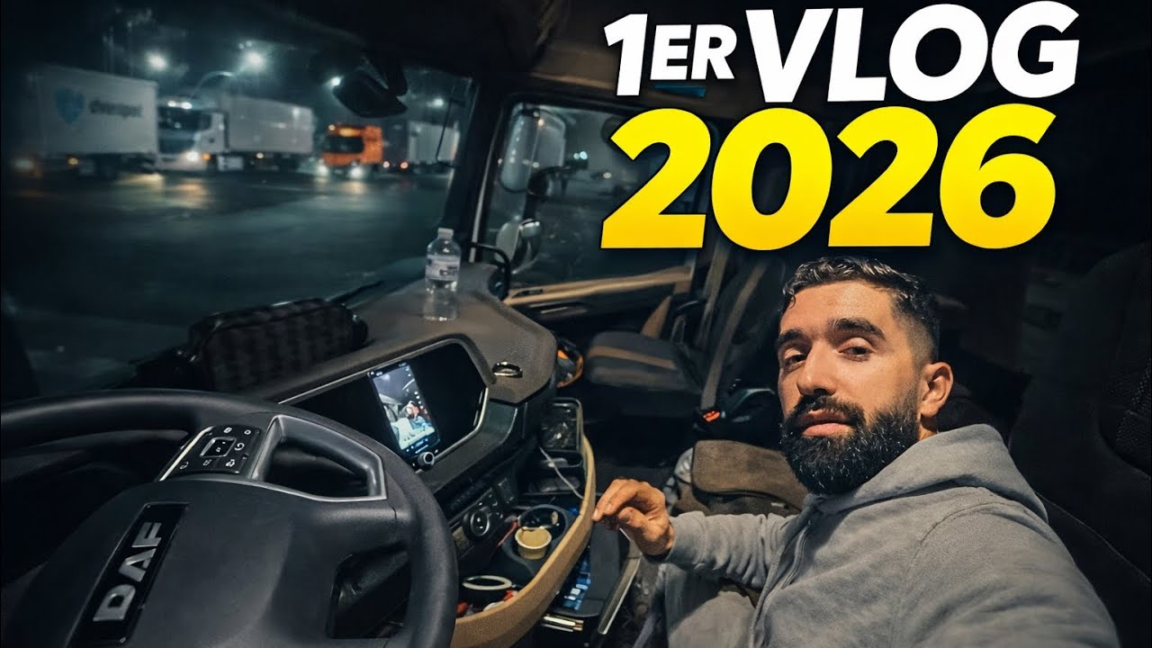 Je pars pour quelques heures… je finis à 02h45 😴 | Vlog routier de nuit