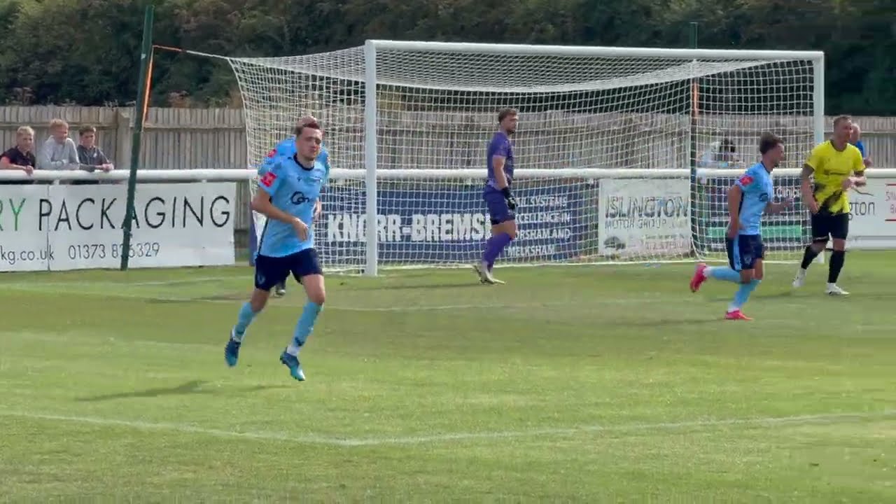 AFC Portchester's goals from their 2-2 draw at Melksham Town in the FA Cup - August 2, 2025