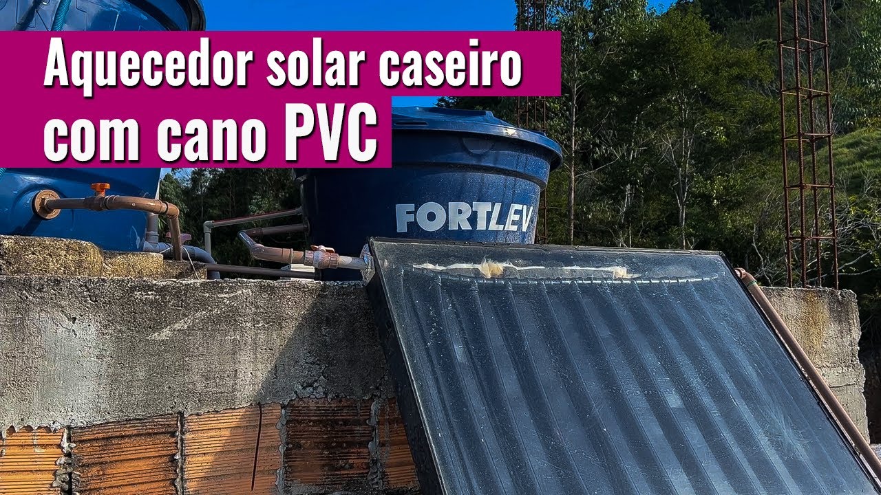 AQUECEDOR SOLAR CASEIRO BARATO - COMO ECONOMIZAR ENERGIA ELÉTRICA