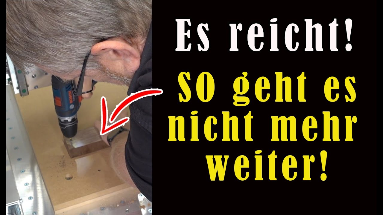 CNC-Opferplatte mit Exzenterspanner