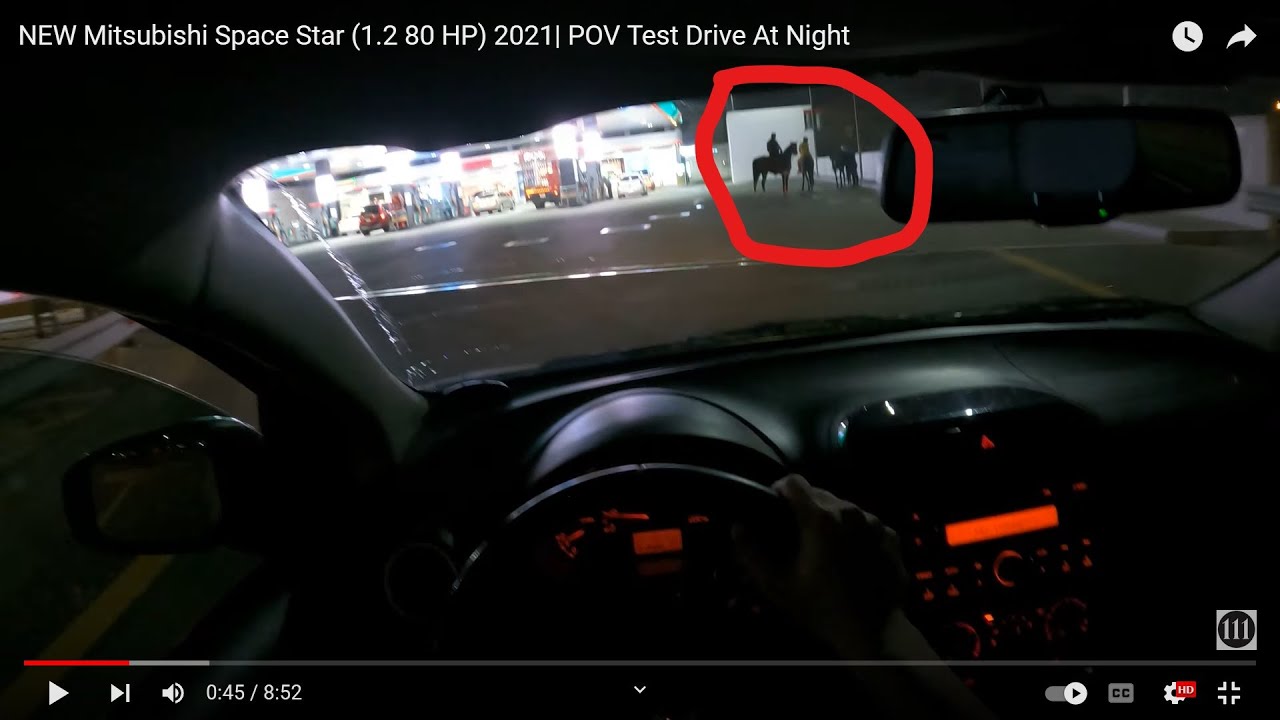 NEW Mitsubishi Attrage Silver (1.2L - 80 HP) 2021| POV Test Drive At Night