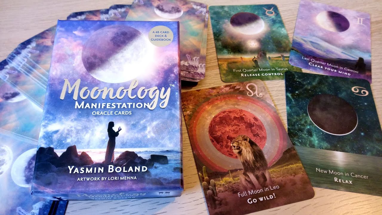 ☀️ Moonology Manifestation Oracle (Unboxing & Reading) 🌒🌕🌘 Mond Orakel Deck von Yasmin Boland