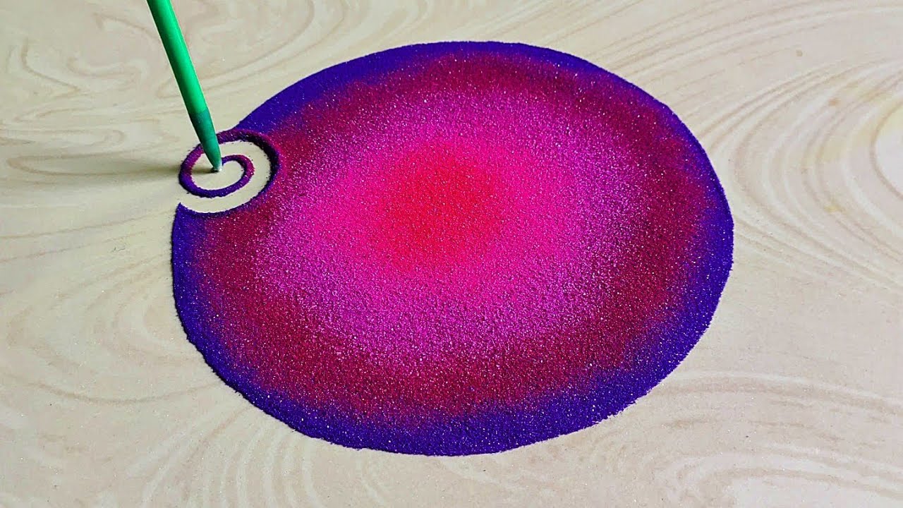 #1314 Diwali धनतेरस rangoli || satisfying video || sand art