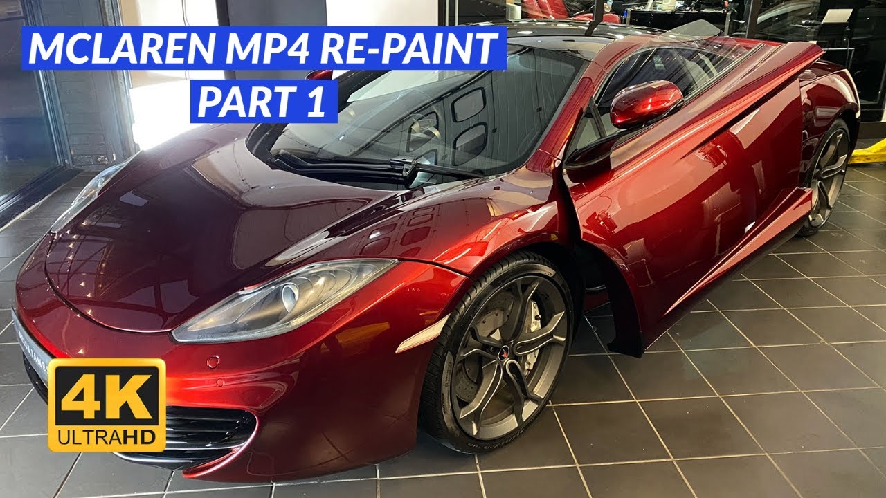 Candy Red $100,000 Supercar Respray Paintjob - Part 1 Mclaren Mp4-12c VOLCANO Candy Red