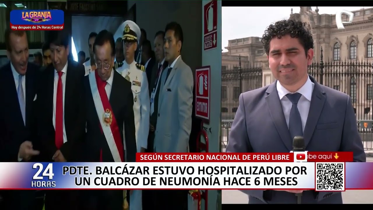 Congresistas preocupados por estado de salud del presidente Balcázar