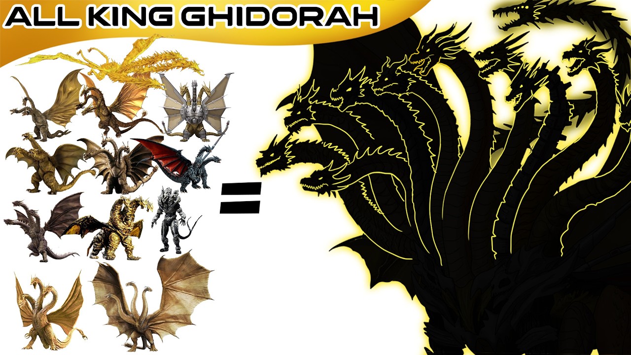 Ultimate King Ghidorah Fusion!! 61 Years of 3-Headed Monster Evolution | Maxxive Jumpo