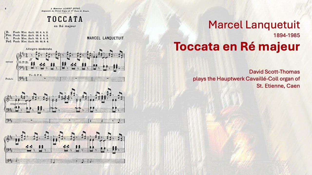 Lanquetuit, Toccata en Ré majeur