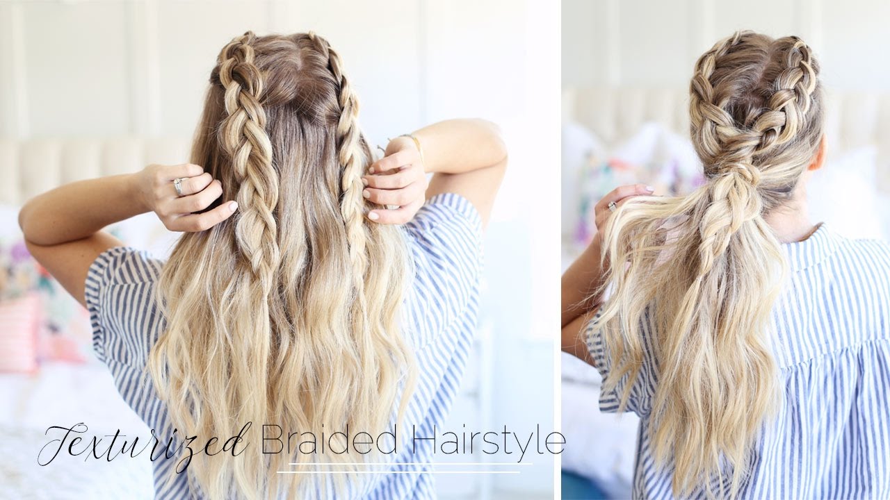 Texturized Braided Hairstyle | Mother's Day Hairstyles | Dutch Braids | Twist Me Pretty