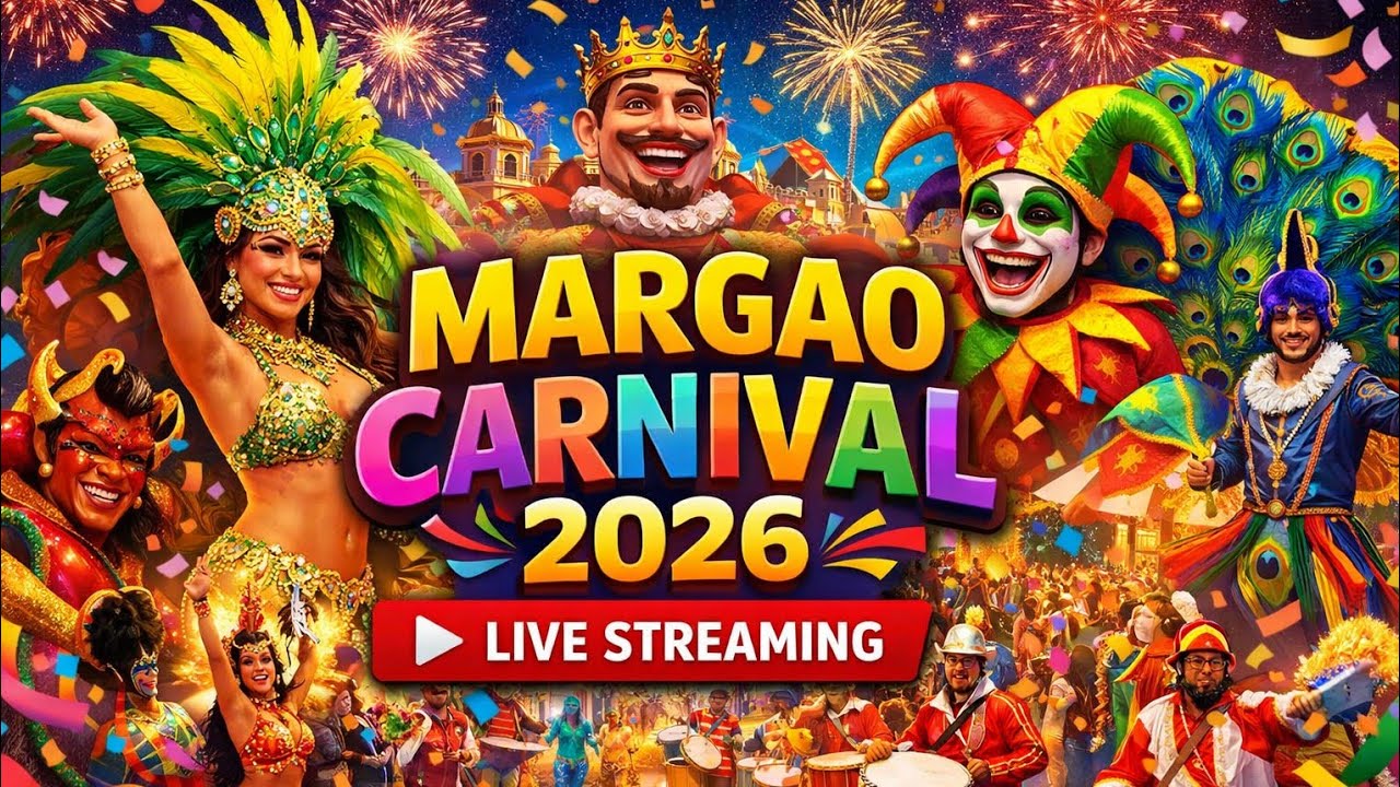 Margao Carnival 2026 LIVE 🎭 | Goa Carnival Parade Live Streaming | Fatorda Margao