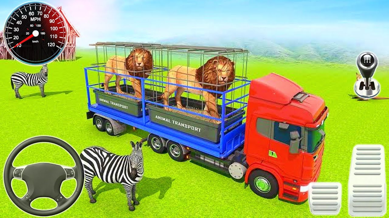 Animal Transport Truck Game - Farm Animals Transporter Truck Driver - Android Gameplay #2