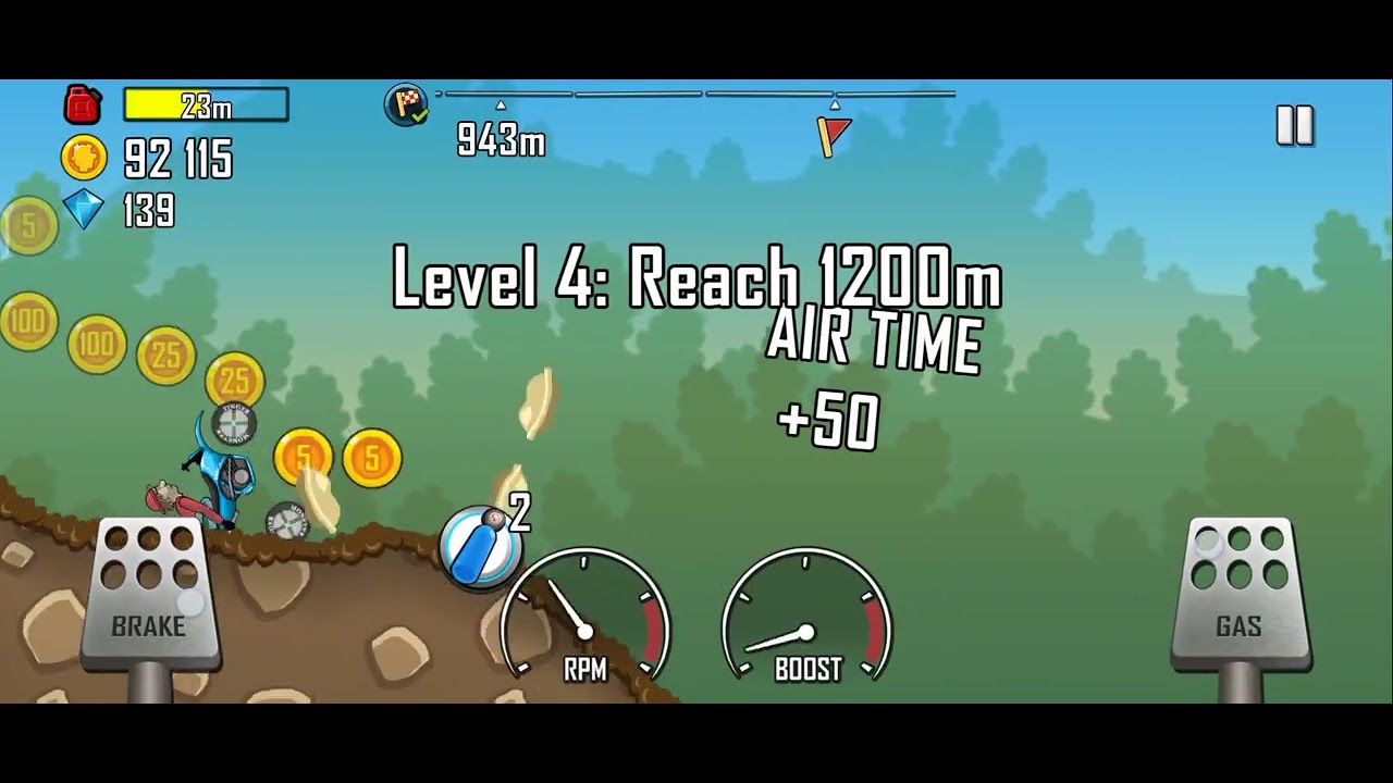 Hill climb race game play 