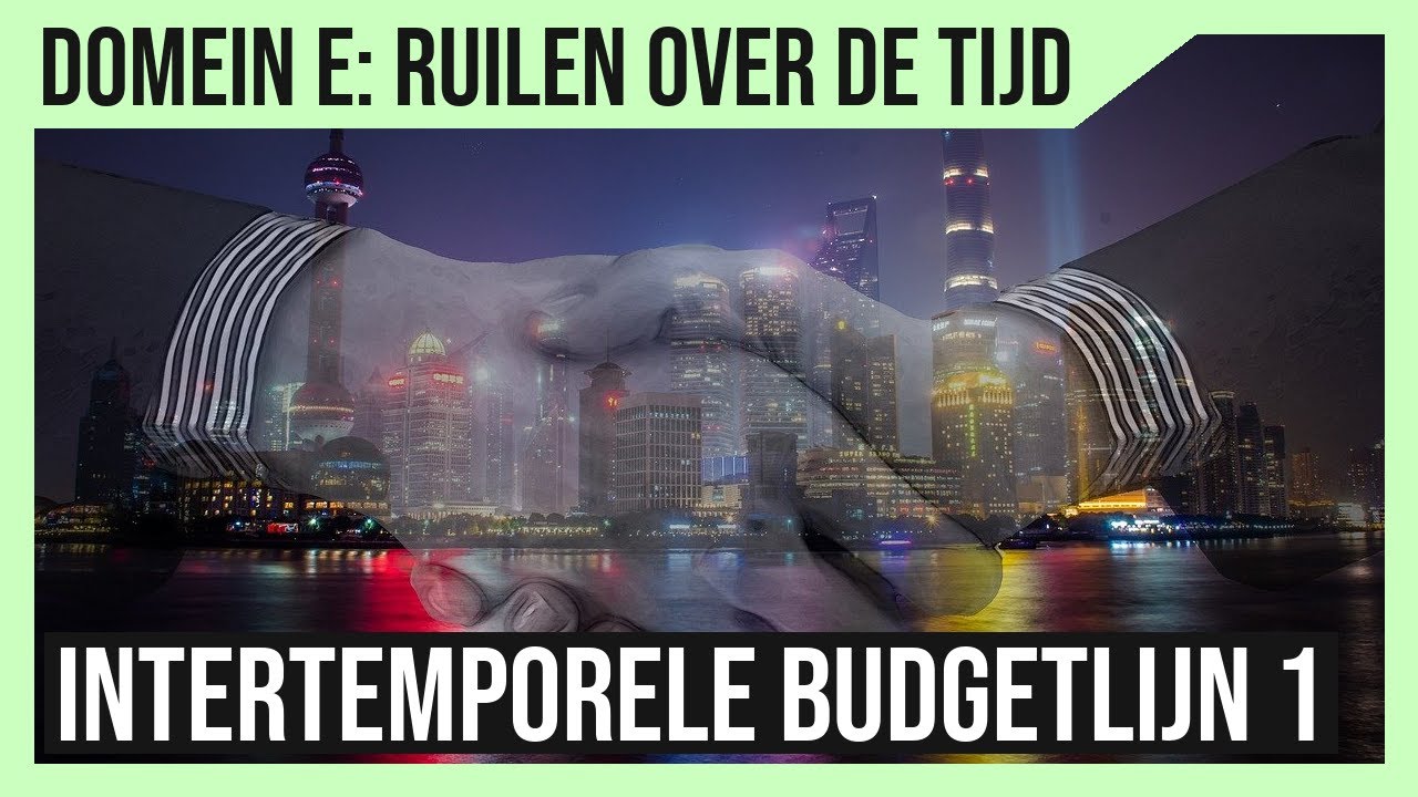 Uitleg Intertemporele Budgetlijn 1