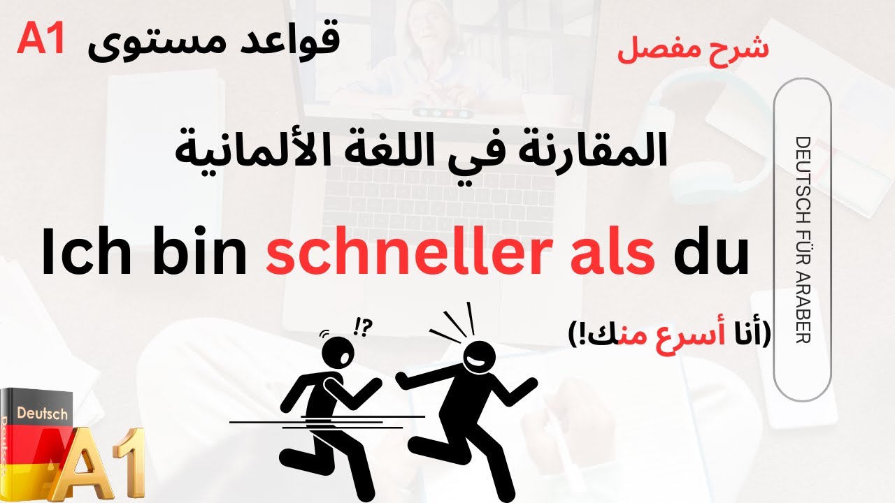 شرح المقارنة في الألمانية مع أمثلة للمبتدأين الدرس 29 | Komparativ & Superlativ A1