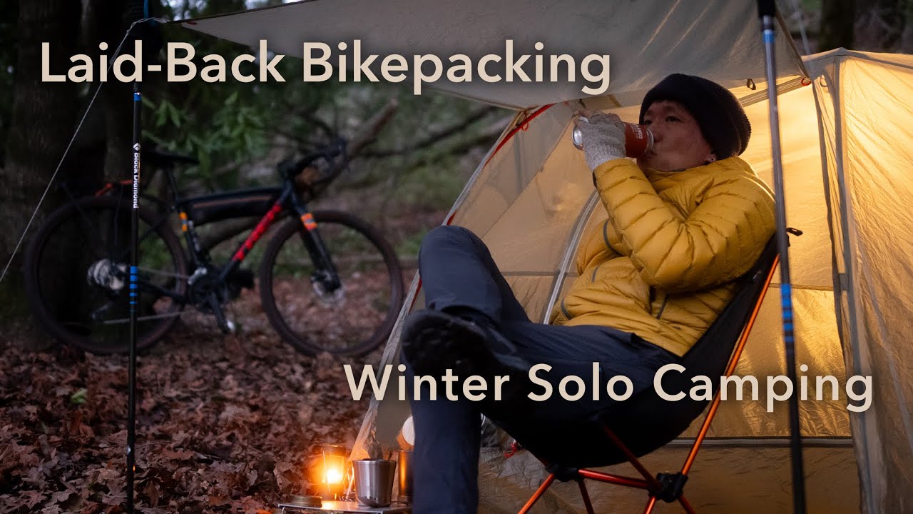 Winter SOLO Laid-Back Bikepacking [ Rolex Explorer II, Trek Checkpoint ALR 5, Ornot, Ortlieb ]
