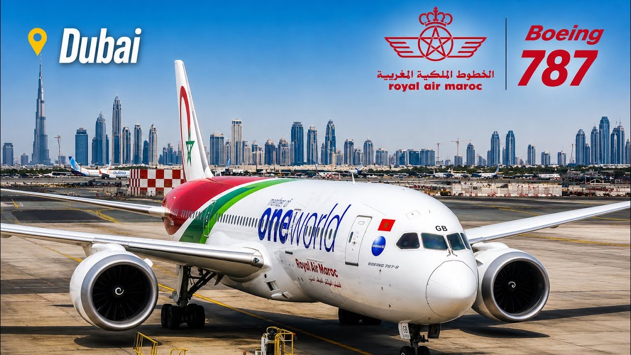 🇦🇪 Dubai - Casablanca 🇲🇦 | Royal Air Maroc B787 + Lounge [FULL FLIGHT REPORT]