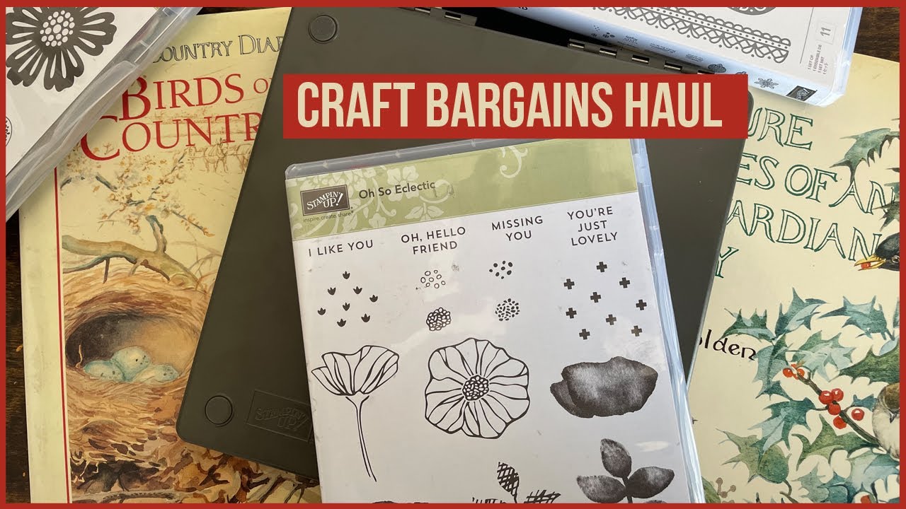 🛒🛍Craft haul 2022 Stampin Up! and Ebay craft supplies bairgains