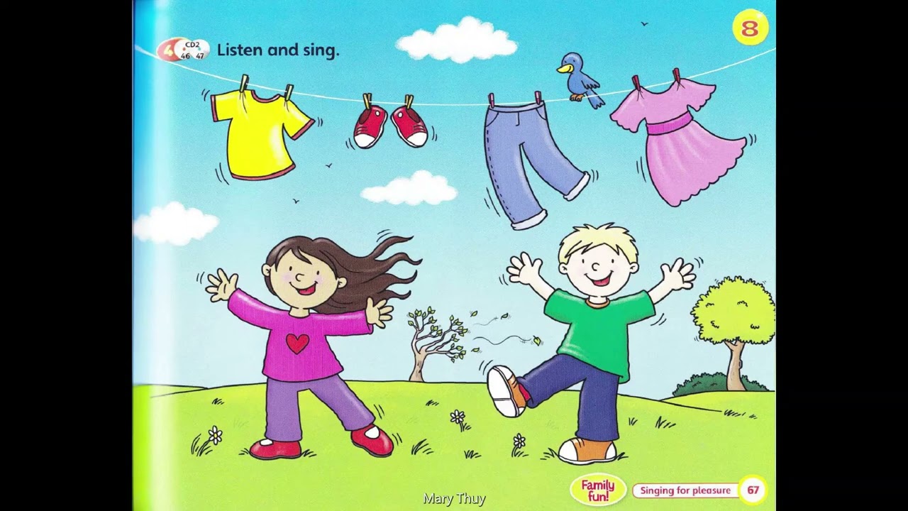 Super safari 1 PB Unit 8 My clothes p 67 CD2 track 46 47
