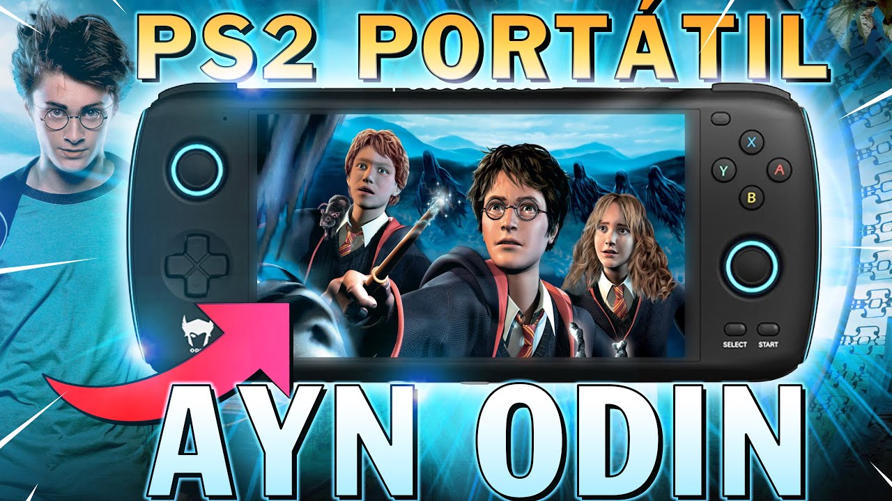AYN ODIN &eacute; o melhor PS2 Port&aacute;til de 2022 ! FINALMENTE Harry Potter 3 de PlayStation 2 PERFEITO!