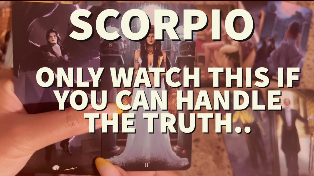 SCORPIO (WATCH BEFORE THE ECLIPSE!): THE TRUTH ABOUT THIS PERSON, DO NOT BE TEMPTED NOW