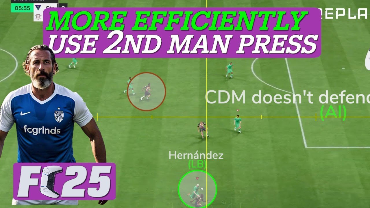 Subscriber Match Analysis | Use 2nd Man Press like this | FC25