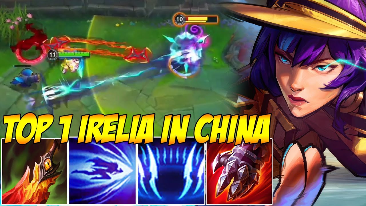 TOP 1 IRELIA IN CHINA WILD RIFT - THE BEST IRELIA PLAYER IN THE WORLD