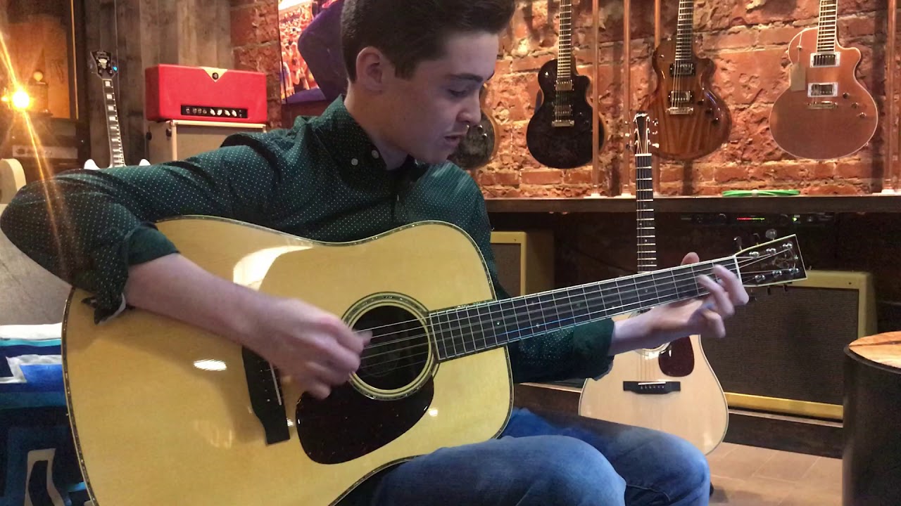 Collings D42A Varnish | 13-Year Old Bluegrass Prodigy Presley Barker | Midwood Guitar Studio