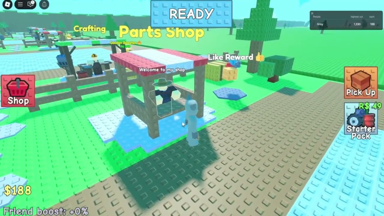 Building My Own Tractor in Roblox