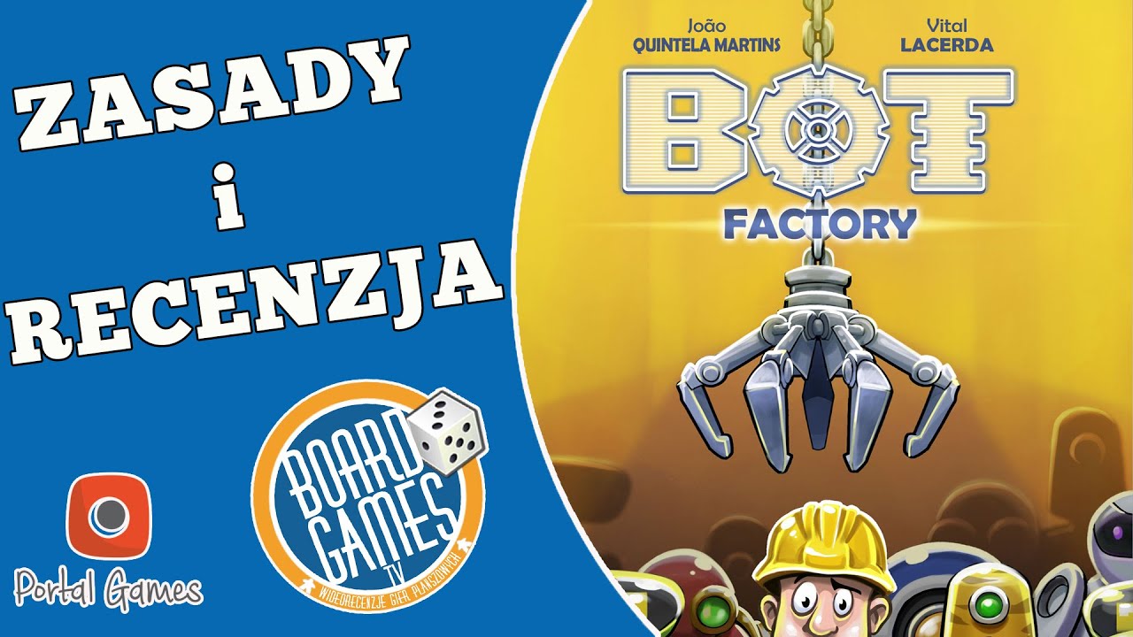 BOT FACTORY - GRA PLANSZOWA - RECENZJA I ZASADY