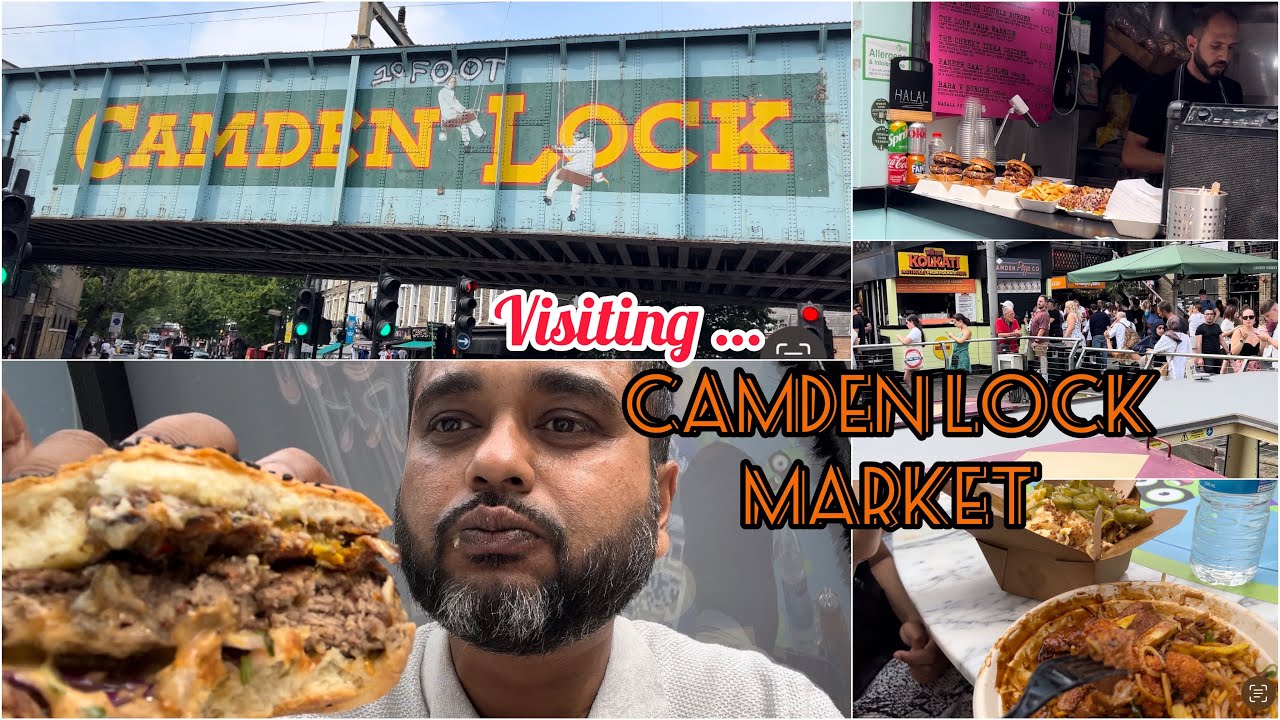 Camden Lock Market | Visiting with family | Family day out | Great food