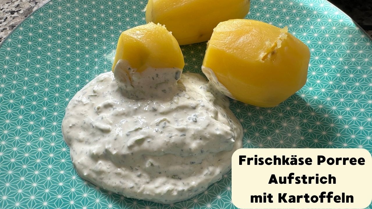 Unser beliebter Frischkäse Porree Aufstrich mit Kartoffeln 😋| Thermomix® TM6, TM5, TM31  