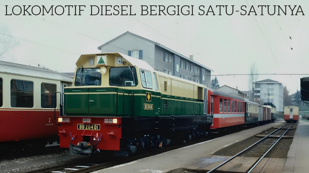 Lokomotif Diesel Bergigi Langka BB 204 | Sejarah Kereta Api