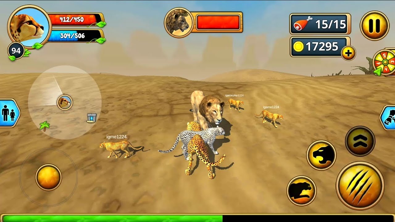Cheetah Family Sim Android Gameplay #7