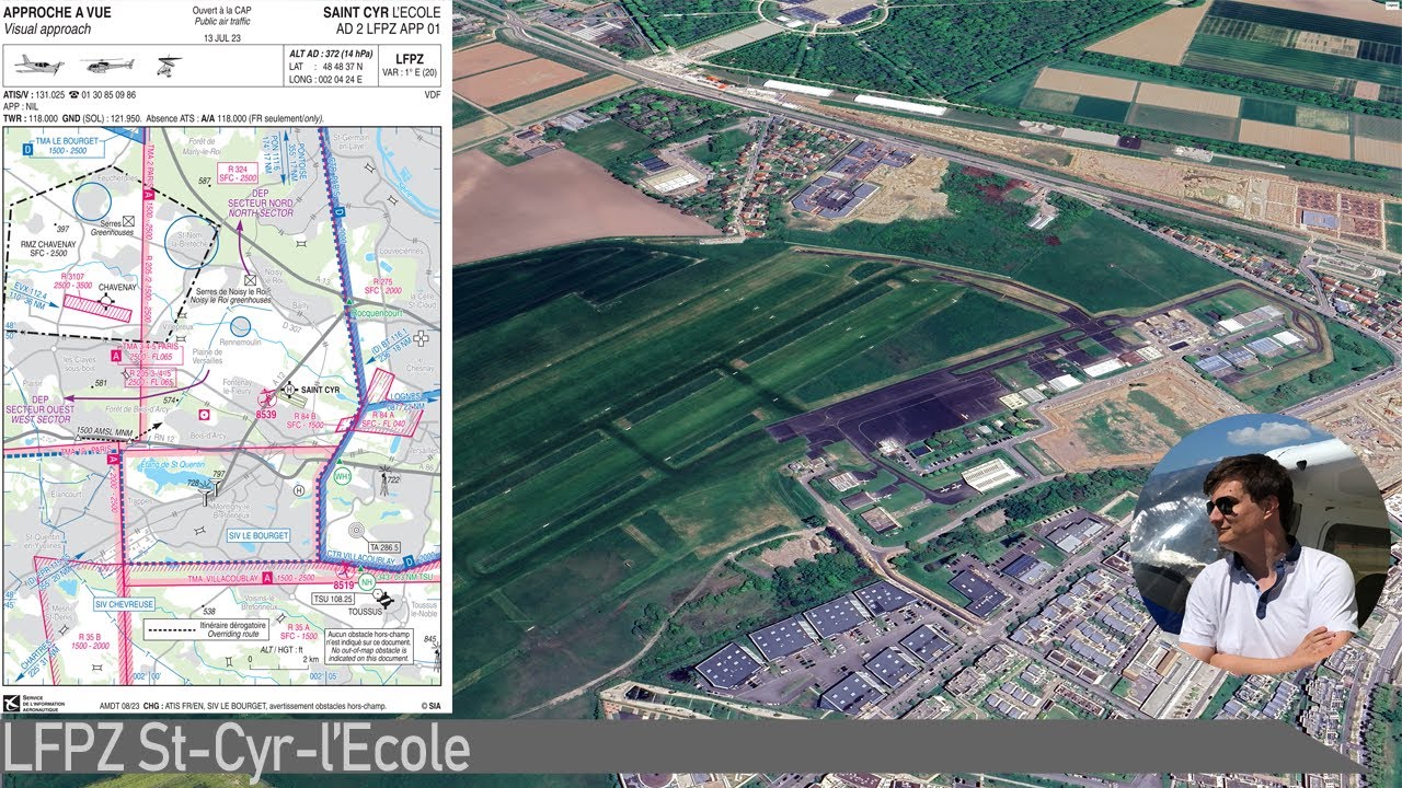 LFPZ St-Cyr-l'Ecole - Un aérodrome dans le détail
