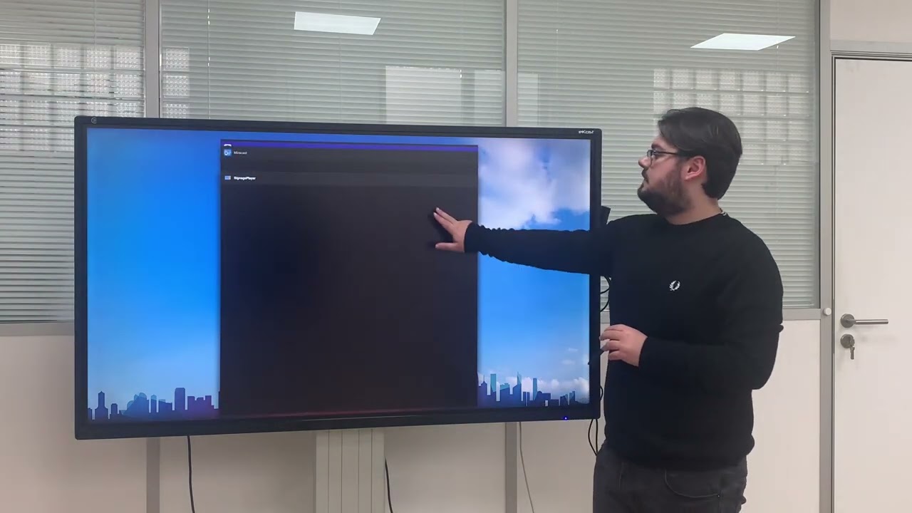 &Eacute;cran Easypitch, le mat&eacute;riel et les connexions