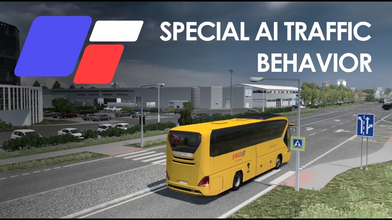 NEW SPECIAL AI TRAFFIC BEHAVIOR on CzechRealMap 1:1 | ETS2