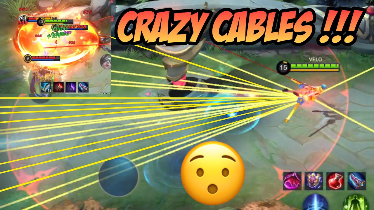 CRAZY CABLES !! | This Cables Will Satisfy your Eyes! | Fanny Fast Cabling HANDCAM Next Video | MLBB